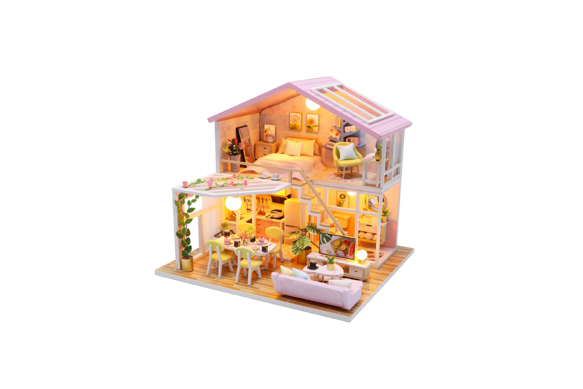 Румбокс Интерьерный конструктор Hobby Day DIY MiniHouse, Ванильное небо,  M2001